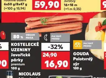 Kaufland Javořické párky nabídka