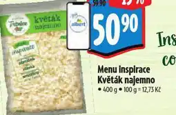 Albert Menu inspirace květák najemno nabídka