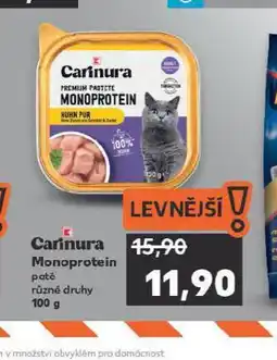 Kaufland Carinura monoprotein nabídka
