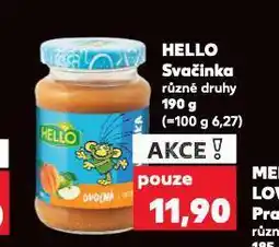 Kaufland Hello svačinka nabídka