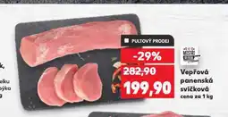 Kaufland Vepřová panenka svíčková nabídka