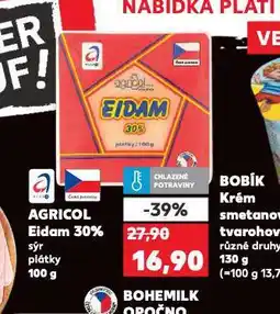 Kaufland Agrisol eidam 30% plátky nabídka