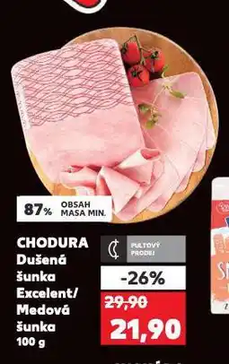 Kaufland Dušená šunka excelent / medová šunka nabídka