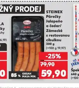 Kaufland Párečky zámecké s restovanou cibulkou nabídka