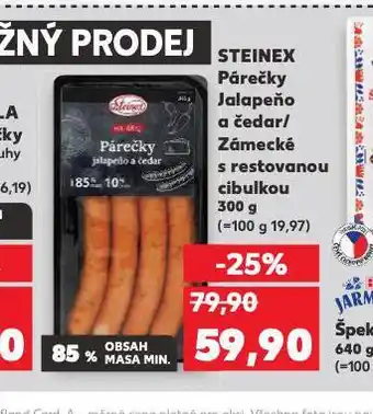 Kaufland Párečky zámecké s restovanou cibulkou nabídka