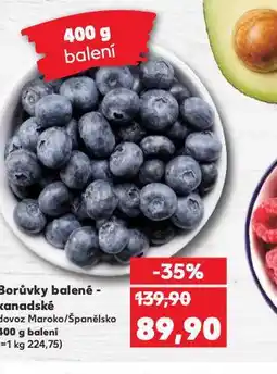 Kaufland Borůvky kanadské nabídka