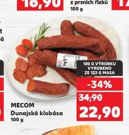 Kaufland Dunajská klobása nabídka