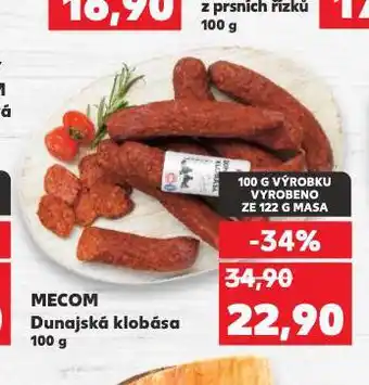 Kaufland Dunajská klobása nabídka