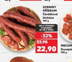 Kaufland Čardášová klobása nabídka