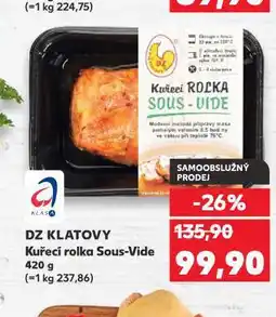 Kaufland Kuřecí rolka sous vide nabídka