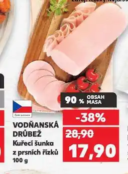 Kaufland Kuřecí šunka z prsních řízků nabídka