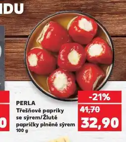 Kaufland Žluté papričky plněné sýrem nabídka