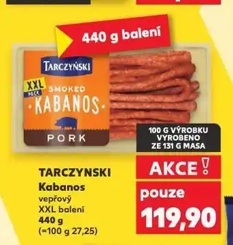 Kaufland Tarczynski kabanos nabídka