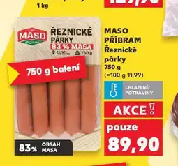 Kaufland Řeznické párky nabídka