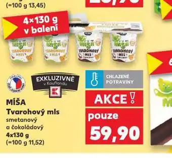 Kaufland Míša tvarohový mls nabídka