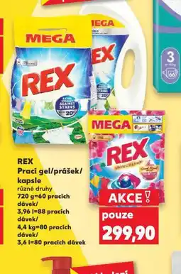 Kaufland Rex prací prostředek nabídka