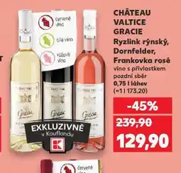 Kaufland Chateau valtice gracie frankovka rosé nabídka