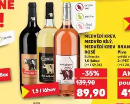Kaufland Medvědí krev rosé nabídka