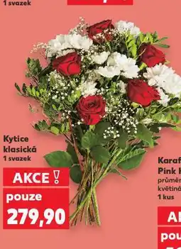 Kaufland Kytice klasická nabídka