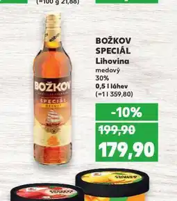Kaufland Božkov speciál medový nabídka