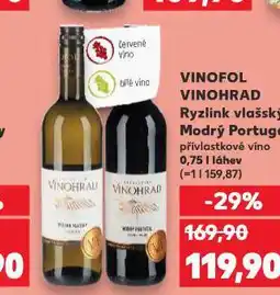Kaufland Vinofol vinohrad modrý portugal nabídka