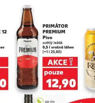 Kaufland Pivo primátor premium nabídka