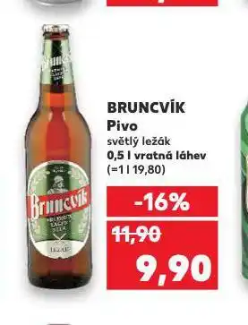 Kaufland Pivo bruncvík nabídka