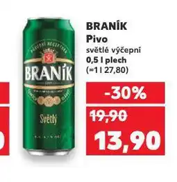 Kaufland Pivo braník nabídka