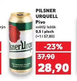 Kaufland Pivo pilsner urquell nabídka