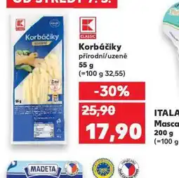 Kaufland Korbáčiky nabídka