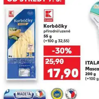 Kaufland Korbáčiky nabídka