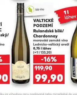 Kaufland Valtické podzemí rulandské šedé nabídka