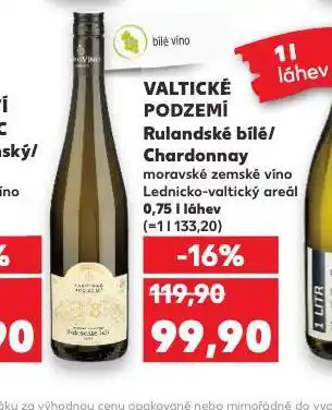 Kaufland Valtické podzemí rulandské šedé nabídka