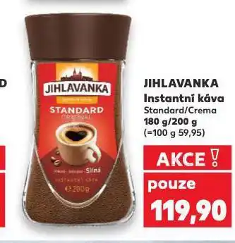 Kaufland Jihlavanka instantní káva nabídka