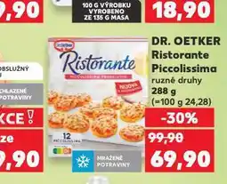 Kaufland Dr. oteker ristorante piccolissima nabídka