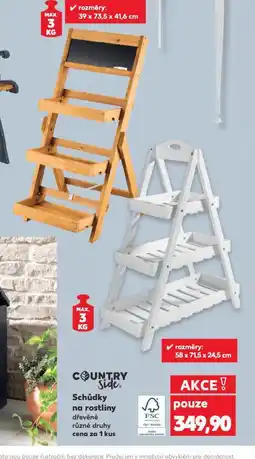 Kaufland Schůdky k rostlinám nabídka
