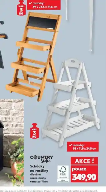 Kaufland Schůdky k rostlinám nabídka