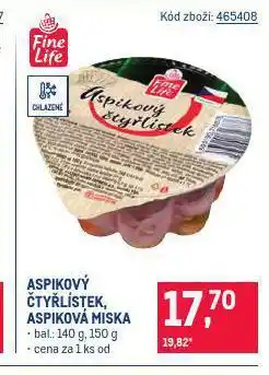 Makro Aspiková miska nabídka
