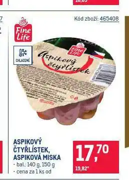 Makro Aspikový čtyřlístek nabídka