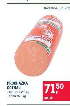Makro Procházka gothaj nabídka