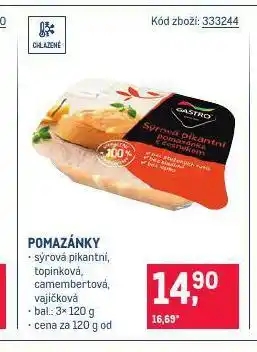 Makro Pomazánka vajíčková nabídka