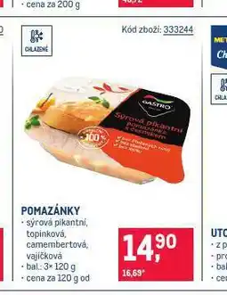 Makro Pomazánka camembertová nabídka