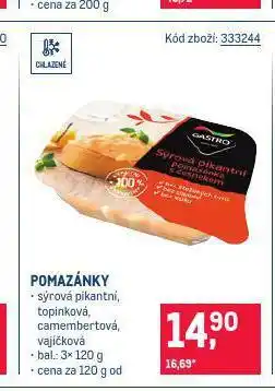 Makro Pomazánka topinková nabídka