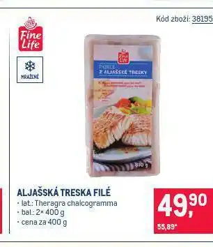Makro Aljašská treska filé nabídka