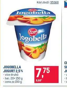 Makro Jogobella jogurt nabídka