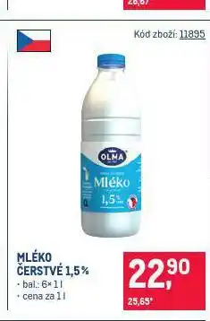 Makro Čerstvé mléko nabídka