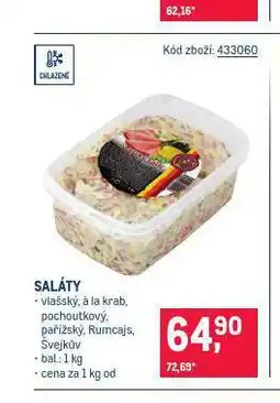Makro Salát á la krab nabídka