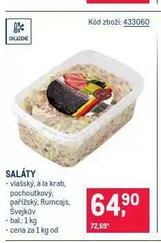 Makro Salát vlašský nabídka
