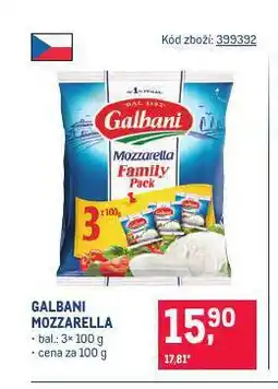 Makro Galbani mozzarella nabídka