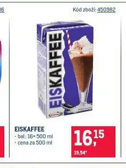 Makro Eiskaffee nabídka